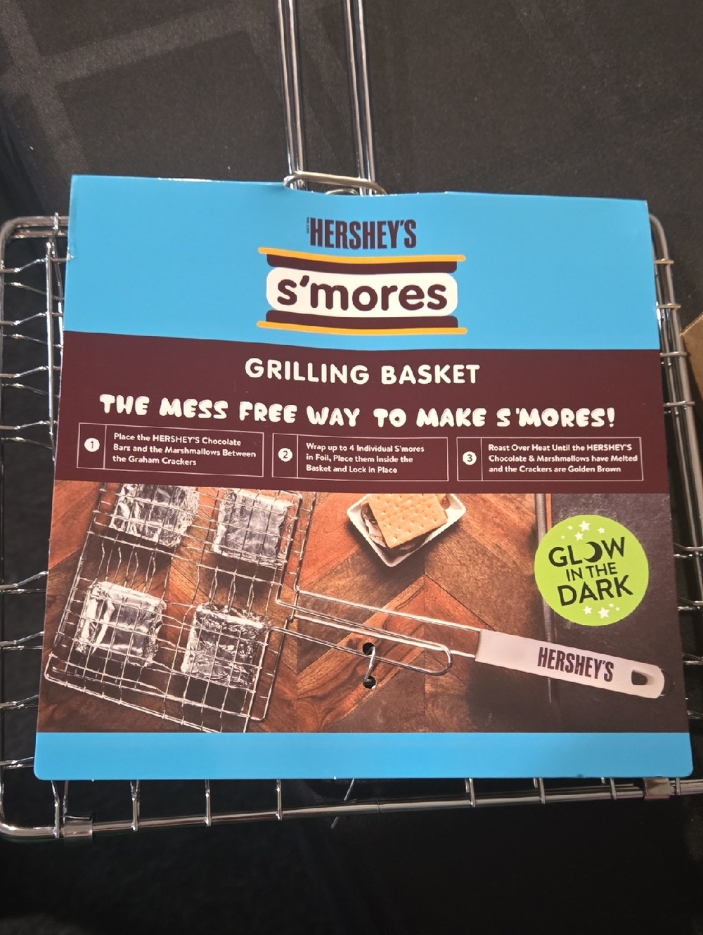 S'mores Grilling Basket - Glow-in-the-Dark Handle